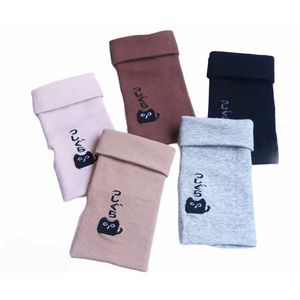 Two pairs cotton cat fingerless gloves